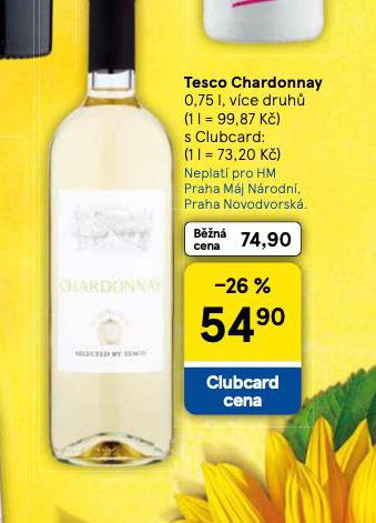 TESCO CHARDONNAY