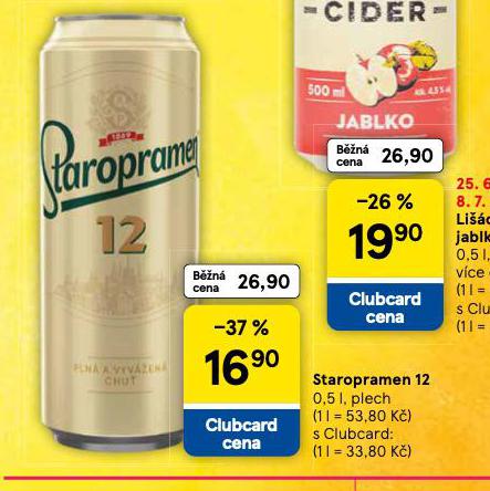 PIVO STAROPRAMEN 12