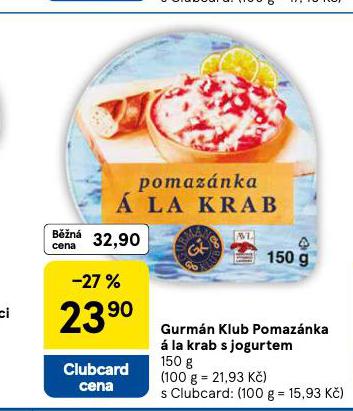 POMAZNKA  LA KRAB S JOGURTEM