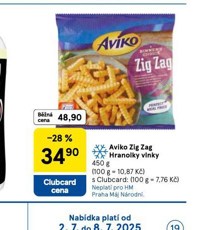 AVIKO ZIG ZAG HRANOLKY VLNKY