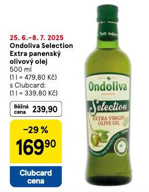 ONDOLIVA SELECTION EXTRA PANENSK OLIVOV OLEJ