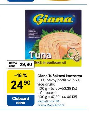 GIANA TUKOV KONZERVA