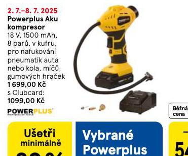 POWERPLUS AKU KOMPRESOR