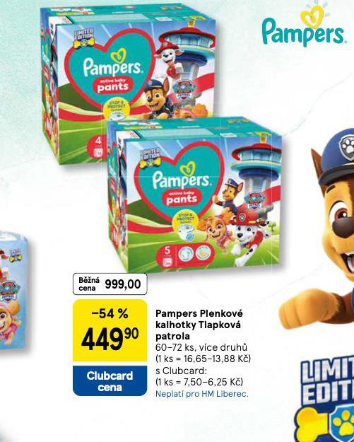 PAMPERS DTSK PLENKY