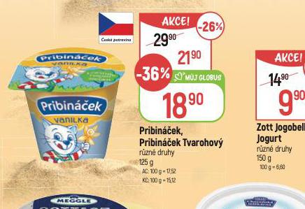 PRIBINEK, PRIBINEK TVAROHOV