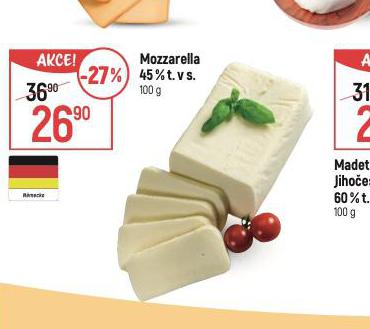MOZZARELLA 45%