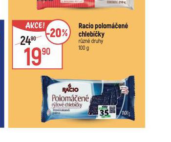 RACIO POLOMEN CHLEBKY