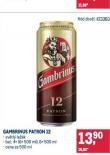 PIVO GAMBRINUS PATRON 12