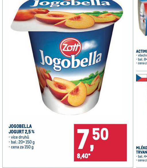 JOGOBELLA JOGURT 2,5%