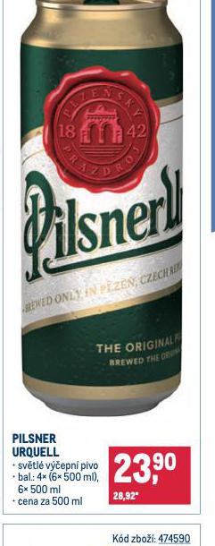 PIVO PILSNER URQUELL