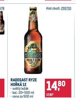 PIVO RADEGAST RYZE HOK 12