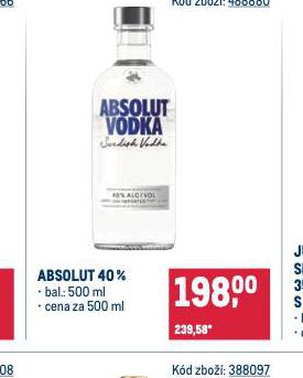 ABSOLUT 40%