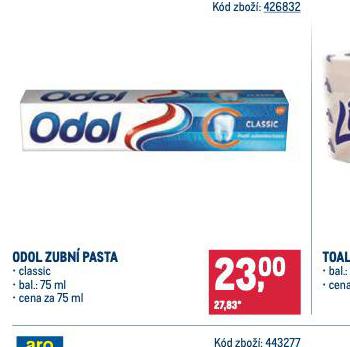 ODOL ZUBN PASTA