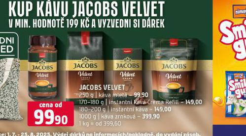 JACOBS VELVET INSTANTN KVA