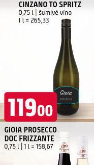 GIOIA PROSECCO DOC FRIZZANTE