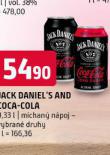 JACK DANIELS AND COCA COLA