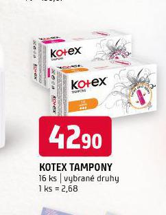 KOTEX TAMPONY