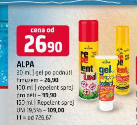 ALPA GEL PO BODNUT HMYZEM