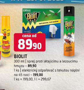 BIOLIT ELEKTRICK ODPAOVA