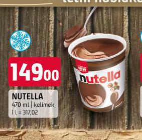 NUTELLA KELMEK
