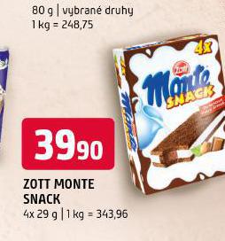 ZOTT MONTE SNACK
