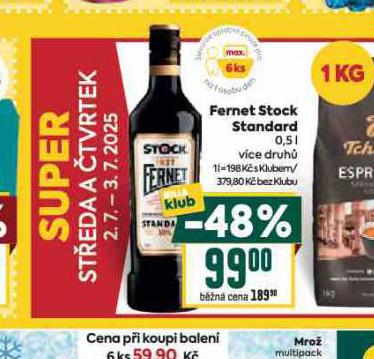 FERNET STOCK STANDARD