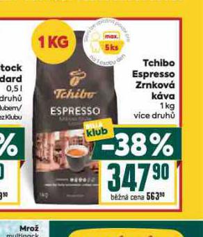 TCHIBO ESPRESSO ZRNKOV KVA