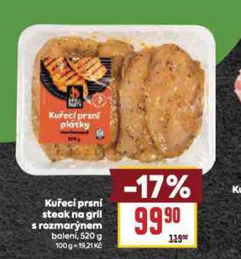 KUEC PRSN STEAK NA GRIL S ROZMARNEM