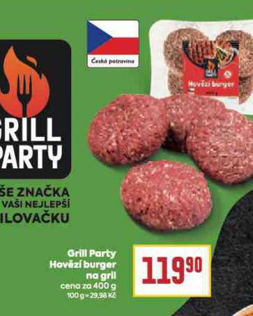 HOVZ BURGER NA GRIL