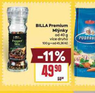 BILLA PREMIUM MLNKY
