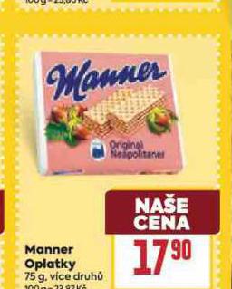 MANNER OPLATKY