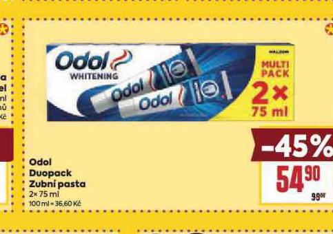 ODOL DUOPACK ZUBN PASTA