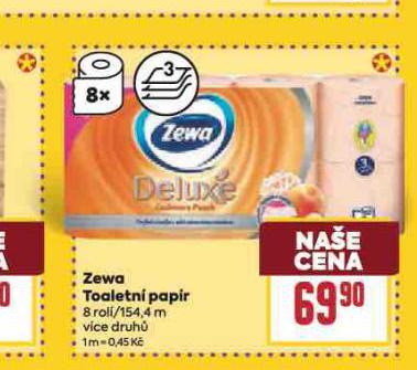 ZEWA DELUXE TOALETN PAPR