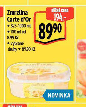 ZMRZLINA CARTE DOR
