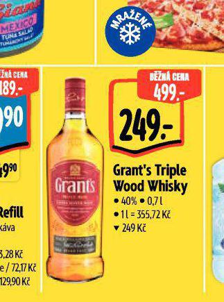 GRANTS TRIPLE WOOD WHISKY