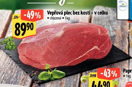 VEPOV PLEC BEZ KOSTI