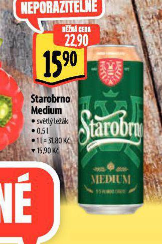 PIVO STAROBRNO MEDIUM