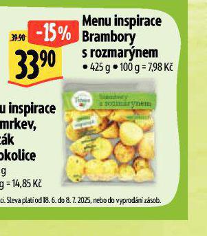 MENU INSPIRACE BRAMBORY S ROZAMRNEM