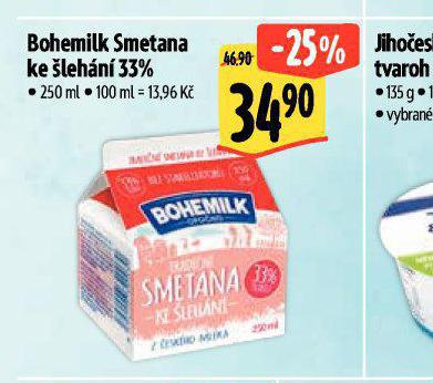 BOHEMILK SMETANA KE LEHN 33%