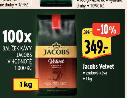 JACOBS VELVET ZRNKOV KVA