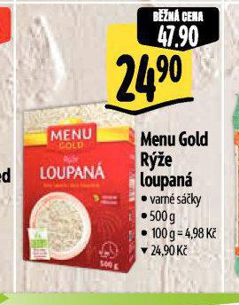 MENU GOLD RݎE LOUPAN