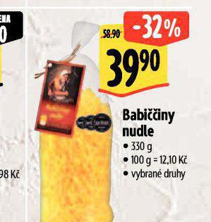 BABIINY NUDLE