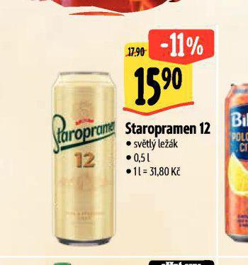 PIVO STAROPRAMEN 12