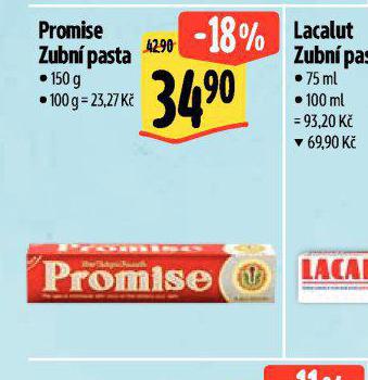 PROMISE ZUBN PASTA