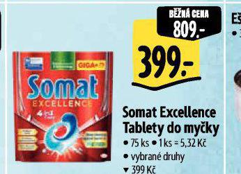 SOMAT EXCELLENCE TABLETY DO MYKY