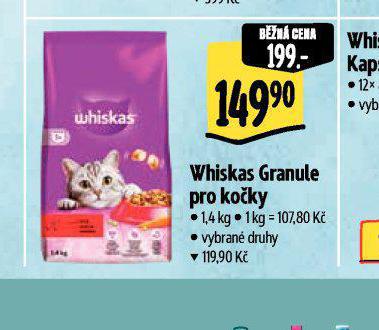 WHISKAS GRANULE PRO KOKY