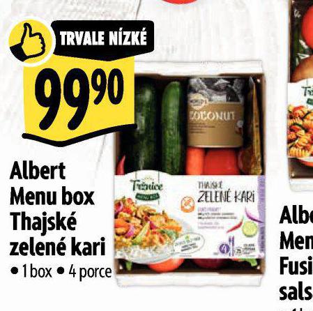 ALBERT MENU BOX THAJSK ZELEN KARI
