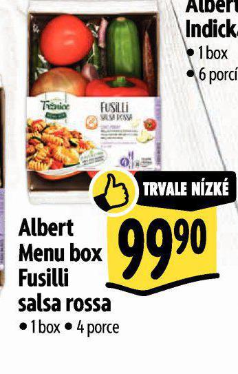 ALBERT MENU BOX FUSILLI SALSA ROSSA
