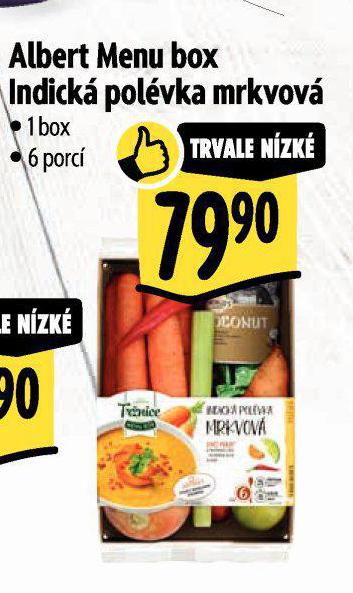 ALBERT MENU BOX INDICK MRKVOV POLVKA