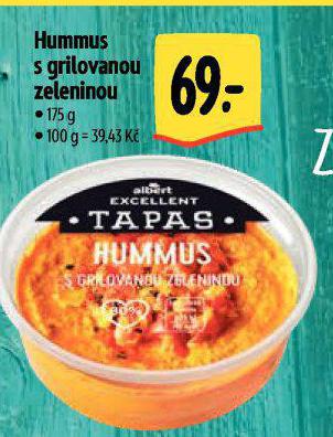 HUMMUS S GRILOVANOU ZELENINOU